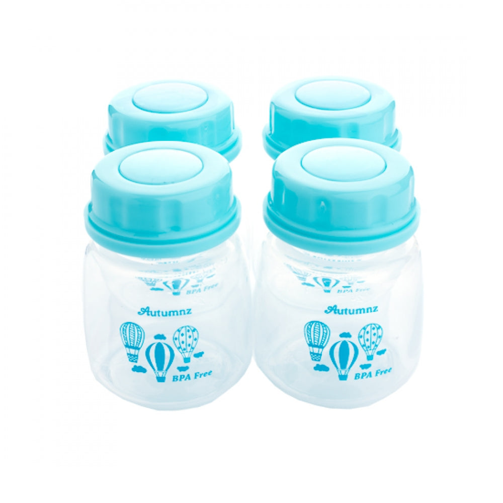 AUTUMNZ Standard Neck Breastmilk Storage Bottles 2oz (4 btls) - Up Up Away