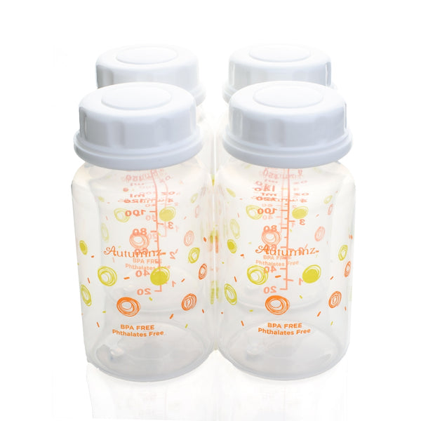 AUTUMNZ Standard Neck Breastmilk Storage Bottles 5oz (4 btls) - Little Loops