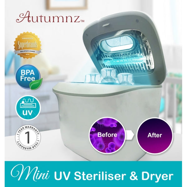 AUTUMNZ Mini UV Steriliser & Dryer (Grey)