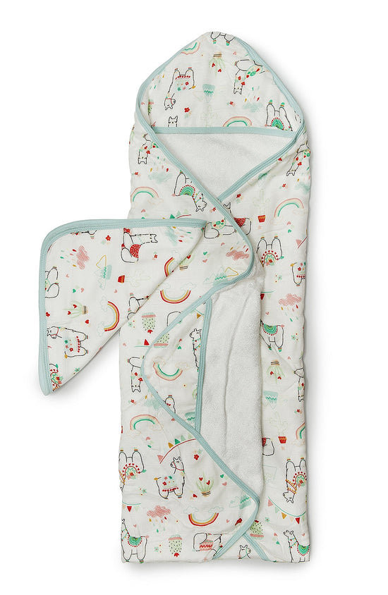 Hooded Towel Set - Llama | Loulou Lollipop