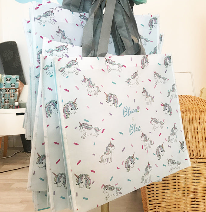 Unicorn Bloom & Bless Shopping Bag