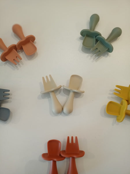 [Luna&Littles] Mini Silicone Spoon and Fork