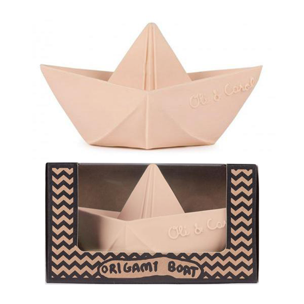[Oli&Carol] Natural Rubber Teethers & Bath Toys: Origami Boat