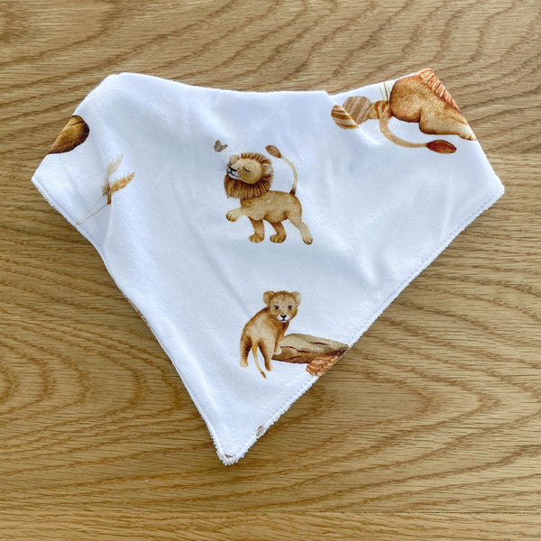 [Snuggle Hunny] Dribble Bandana Bib — Lion