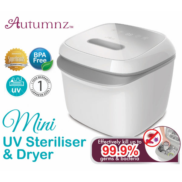 AUTUMNZ Mini UV Steriliser & Dryer (Grey)