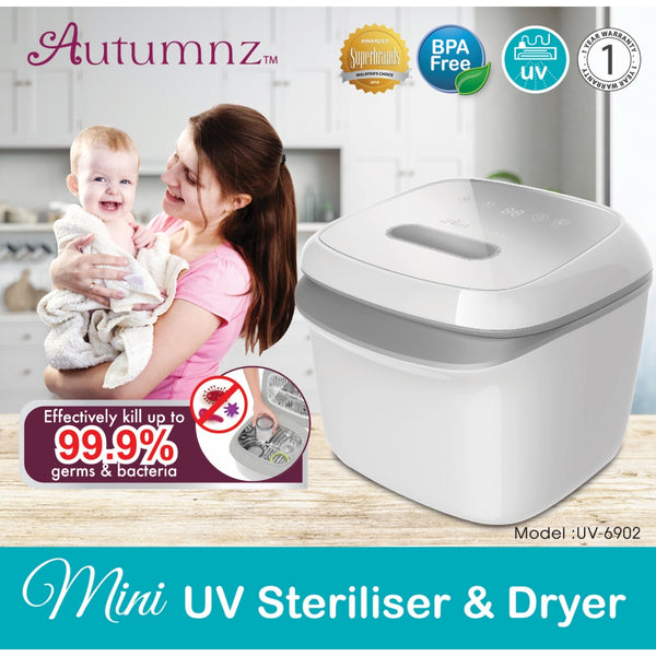 AUTUMNZ Mini UV Steriliser & Dryer (Grey)