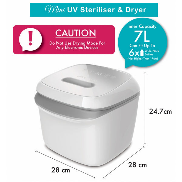 AUTUMNZ Mini UV Steriliser & Dryer (Grey)