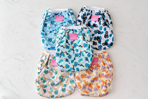 Chubby Phat Kisses Aqua Bum Swim Diaper