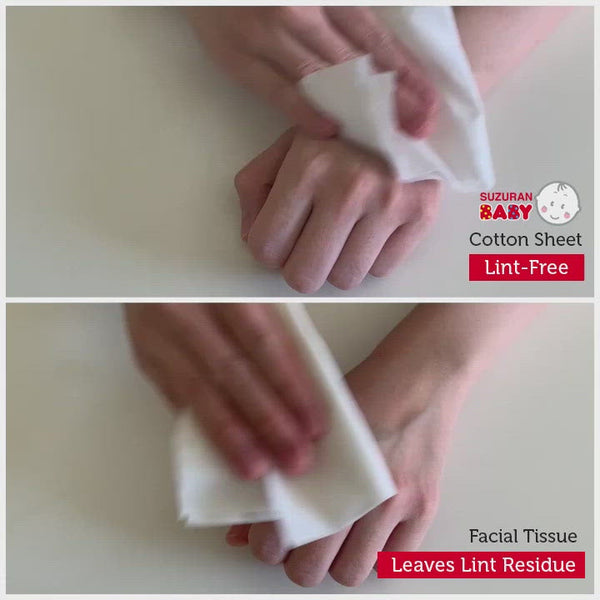 [Suzuran Baby] Cotton Sheet (Multipurpose Dry Cotton Wipes)