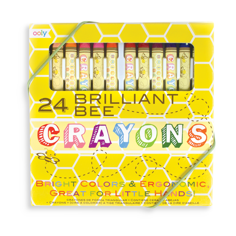 Ooly Brilliant Bee Crayons