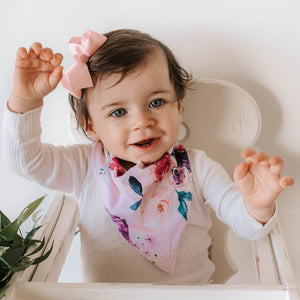 [Snuggle Hunny] Dribble Bandana Bib - Floral Kiss