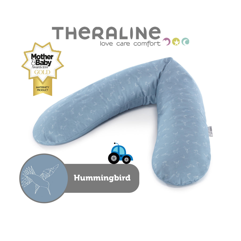 Theraline Lumbar Cushion with Cover Blue
