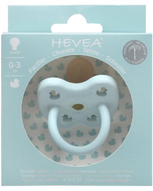 Hevea Pacifier — Orthodontic 0-3months Baby Blue