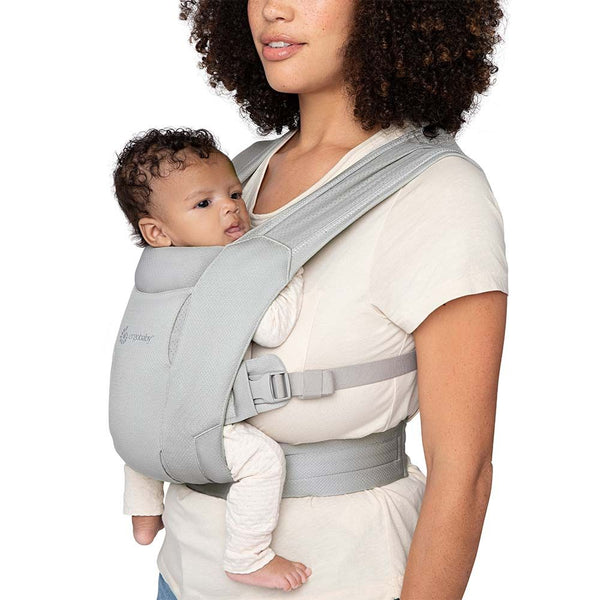Ergobaby Embrace Soft Air Mesh Newborn Baby Carrier – Soft Grey