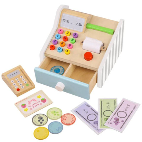 Wooden Cash Register
