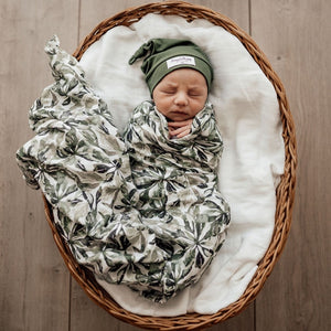 [Snuggle Hunny] Organic Muslin Wrap — Evergreen