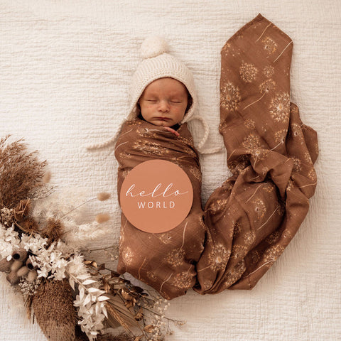 [Snuggle Hunny] Organic Muslin Wrap — Dandelion