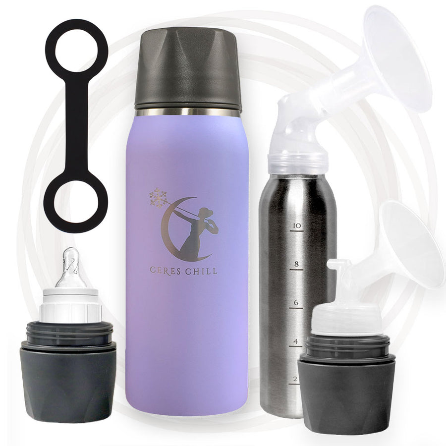 [Ceres] Breastmilk Chiller Basic Set — Ultra Violet