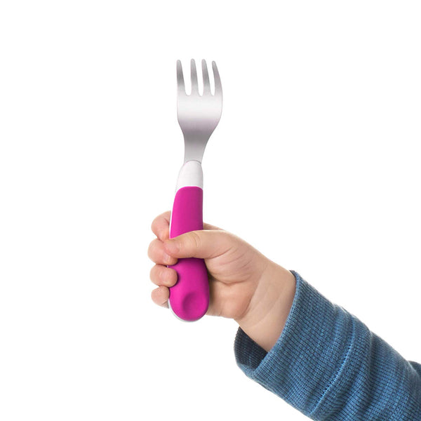 OXO TOT Fork & Spoon Set - Pink