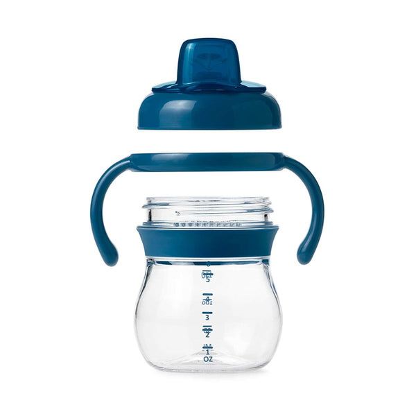 OXO Tot Soft Spout Cup with Removable Handles - Navy